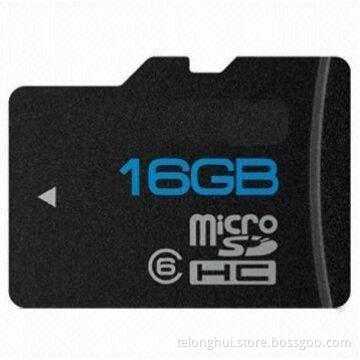 microSD Memory Card with 1 to 32GB Capacity, No External Programming and Voltage Required
